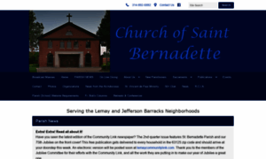 Churchofsaintbernadette.org thumbnail