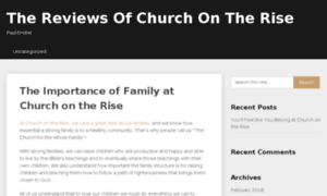 Churchontherisereviews.net thumbnail