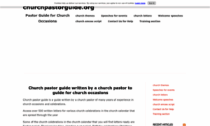 Churchpastorguide.org thumbnail