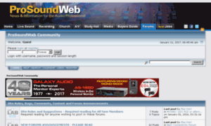 Churchsound.prosoundweb.com thumbnail