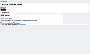 Churchwebsiteideas.com thumbnail