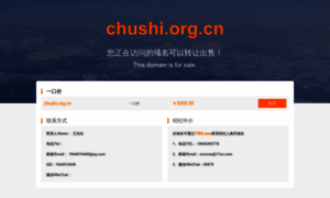 Chushi.org.cn thumbnail