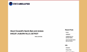 Ciccarellis-22-sports-bar.com thumbnail