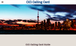 Cicicallingcard.ca thumbnail