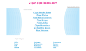 Cigar-pipe-bears.com thumbnail