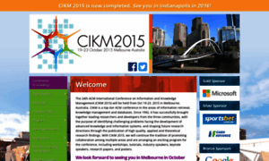 Cikm-2015.org thumbnail