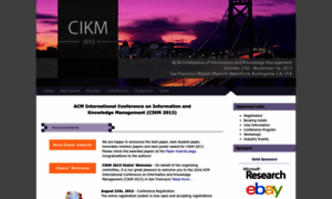 Cikm2013.org thumbnail