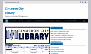 Cimarroncitylibrary.org thumbnail