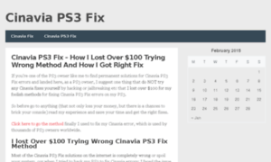 Cinaviaps3fix.net thumbnail