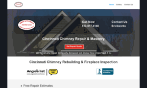 Cincinnatichimneyrepair.com thumbnail