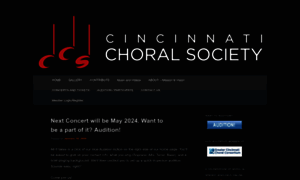 Cincinnatichoralsociety.org thumbnail