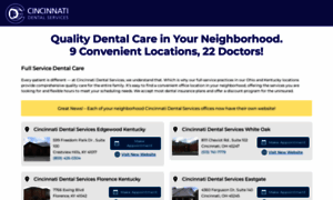 Cincinnatidentalservices.com thumbnail