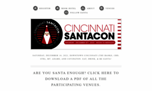 Cincinnatisantacon.com thumbnail