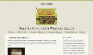 Cincinnatiwritersleague.org thumbnail