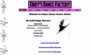 Cindysdancefactory.com thumbnail