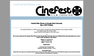 Cinefestfilmtheatre.com thumbnail