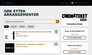 Cinemateketbergen.ticketco.events thumbnail