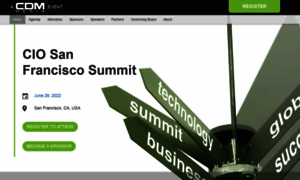 Ciosanfranciscosummit.com thumbnail