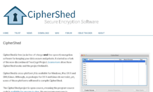 Ciphershed.org thumbnail