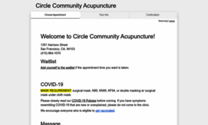 Circlecommunityacupuncture.acuityscheduling.com thumbnail