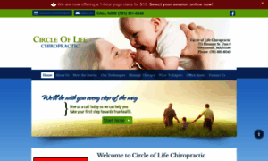 Circleoflifechiropractic.com thumbnail