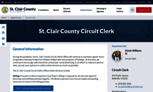 Circuitclerk.co.st-clair.il.us thumbnail