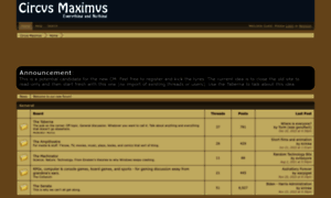 Circvsmaximvs.boards.net thumbnail