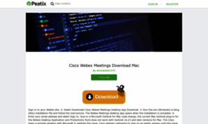 Cisco-webex-meetings-download-mac.peatix.com thumbnail
