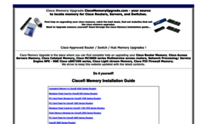 Ciscomemoryupgrade.com thumbnail