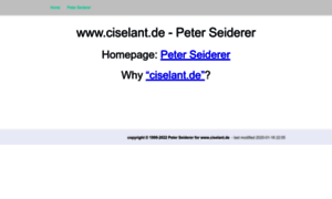 Ciselant.de thumbnail