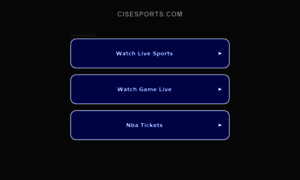 Cisesports.com thumbnail