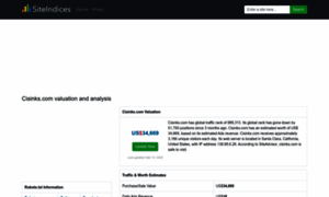 Cisinks.com.siteindices.com thumbnail