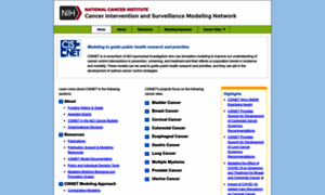 Cisnet.cancer.gov thumbnail