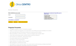 Citacionweb.clinicacemtro.com thumbnail