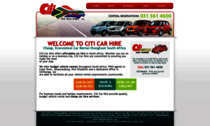 Citicarhire.co.za thumbnail