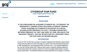 Citigroupfairfund.com thumbnail