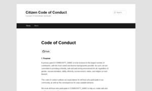 Citizencodeofconduct.org thumbnail
