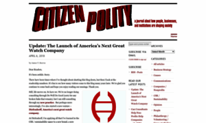 Citizenpolity.com thumbnail