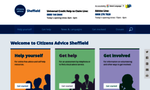 Citizensadvicesheffield.org.uk thumbnail