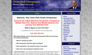 Citrusparkchiropractic.com thumbnail