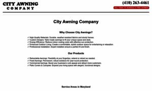 City-awnings.com thumbnail