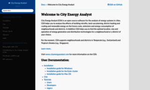 City-energy-analyst.readthedocs.io thumbnail
