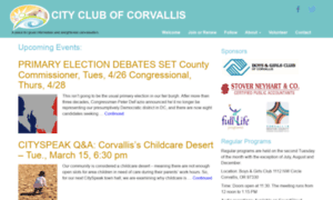 Cityclubofcorvallis.org thumbnail