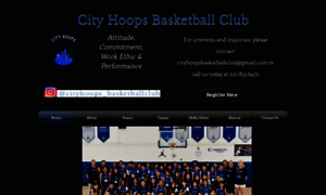 Cityhoopsbasketballclub.com thumbnail