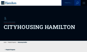 Cityhousinghamilton.ca thumbnail