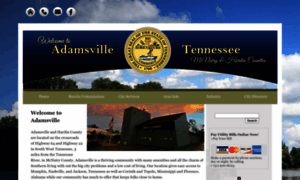 Cityofadamsville.com thumbnail