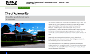 Cityofadamsville.org thumbnail