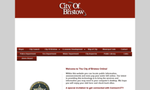 Cityofbristow.org thumbnail