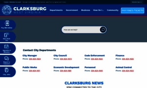 Cityofclarksburg.net thumbnail