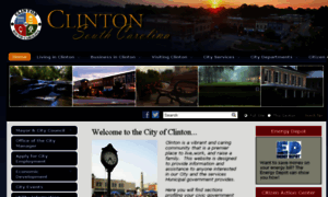 Cityofclintonsc.com thumbnail